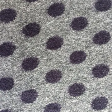 dark navy grey melange wool polka pattern grey colour base jacquard design knit fabric