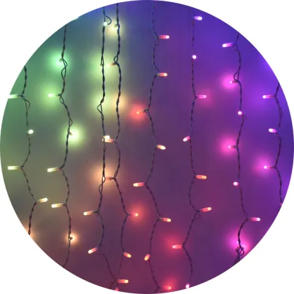 Waterproof LED Christmas Curtain Lights - Wedding & Holiday Decorative Lighting