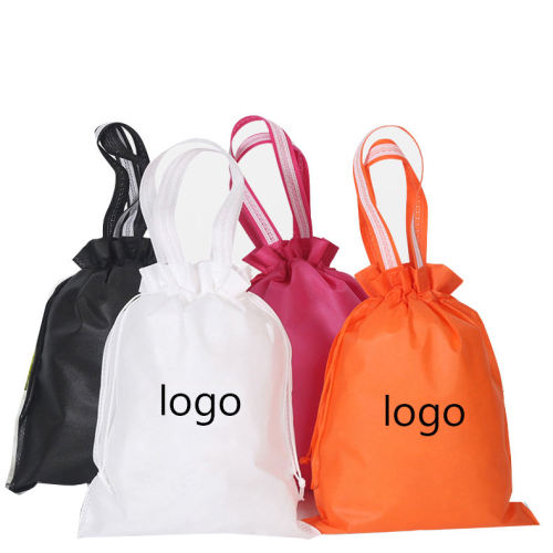 Customized Reusable Drawstring Shopping Bag Non Woven Bag