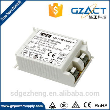 TUV CE SAA CCC 21-30W 500mA CONSTANT CURRENT LED DRIVER for LED spot light