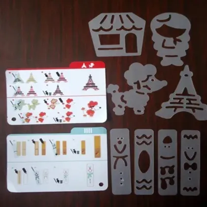 Plastic Christmas Fondant Biscuit Dough Clay Cutter Mold for Royal Icing Decorating