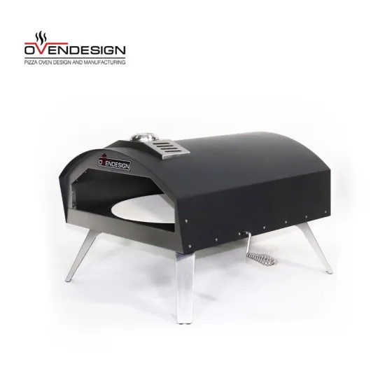 New Arrival 16 Inch Powder Coated Outdoor Gas Type Manually Rotate Commercial Pizza Oven BBQ Grills For Kitchen