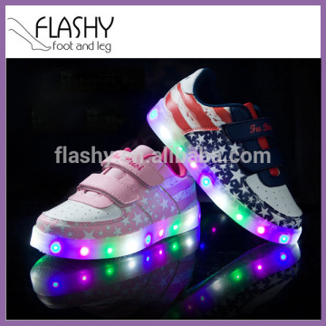 Wholesale kids shoes children's yeezy glowing shoes 2016