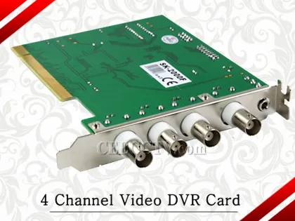 4 Channel Video Dvr Card (bnc Connection) Cee-cdvr004