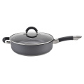 Pots and pans non-stick cookware set with gray