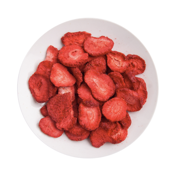Leisure and Healthy Snacks: Freeze-Dried Strawberry Slices - No Sugar Added Baking Ingredients