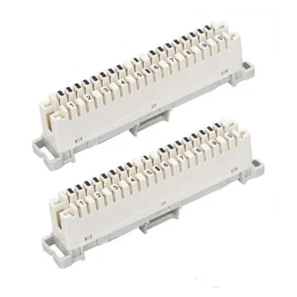 Chinese Supply Krone Strip Module LSA PLUS Wiring Terminal Module 10 Pairs Krone Disconnect Module