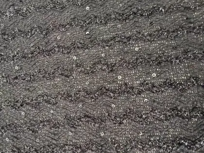 Tricot Knit Sequin Fabric