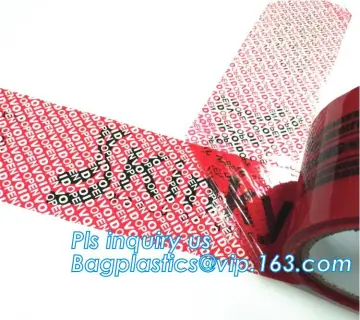 Waterproof Tamper Evident Security Adhesive Tape, Anti-counterfeiting Tapes Security Void Tape, Anti-counterfeit Easy Tear Tape