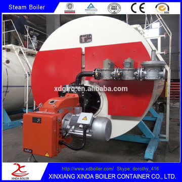 WNS 1.25Mpa Pressure 7MW Capacity Steam Boiler with Automatic Operation Oil or Gas fuel burned for Industry