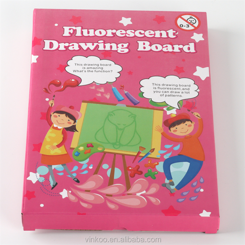 Suron Sketchpad Board Pad de dibujo fluorescente para niños