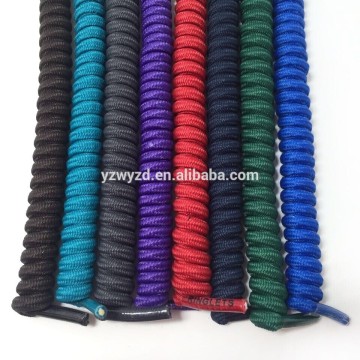 customized multi colored spring shoe laces manufactring