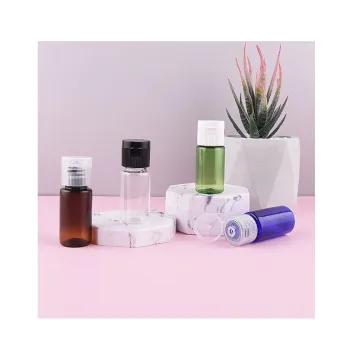 10ml Cosmetic Essence Bottle - Clear, Black, Amber, Green Lotion Bottle (Plastic)