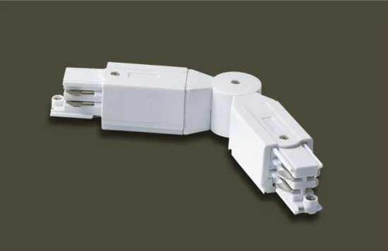 Adjustable Connector For 3 Phases Track Light System For Spotlights Use For Commercial Lighting
