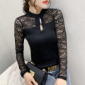 Lace skinny bottoming shirt