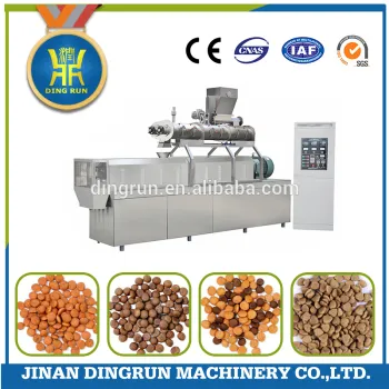 China new pet food equipment / steam extruder pet food make machine