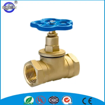 Brass forged stem swagelok stop valve