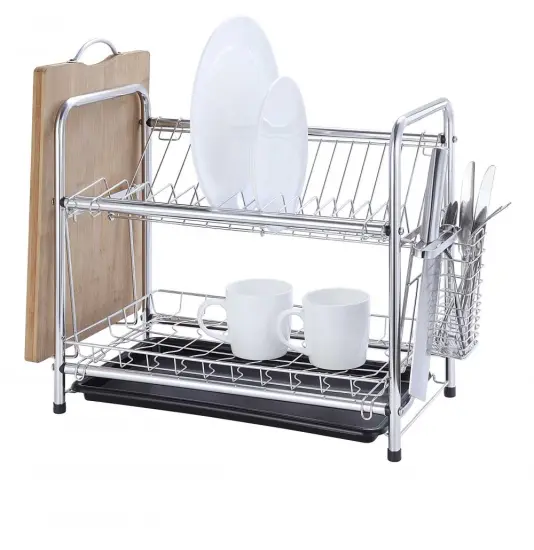 stainless steel dishwashing rack
