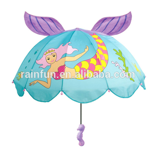 Customized design cartoon umbrella animal child umbrella