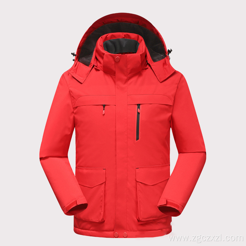 Winter Couple USB Charging Outdoor Heating Cotton Jacket