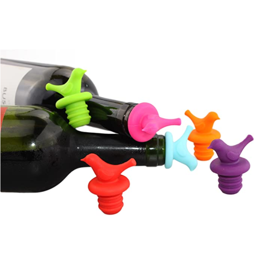 Reusable Burung Silikon Burung Silikon Bottle Stopper