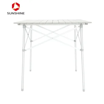Portable Folding Aluminium Camping Kitchen Table for Picnic