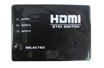 Fy1408a Hdmi 3 In 1 Switch / Splitter Compatible With Hd-dvd, Sky-hd, Stv, Ps3, Xbox 360
