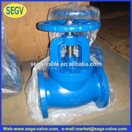 Flange Steam Globe Valve / DIN Bellow Sealed Cast Steel Globe Valve