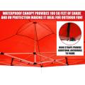 Tenda a baldacchino impermeabile altezza regolabile esterno 10'x10 '