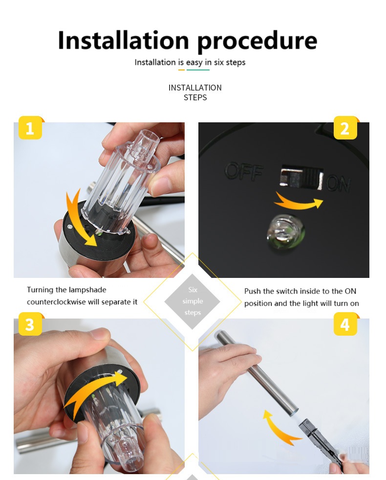 ABS Solar Garden Light