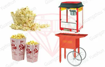 Commercial Popcorn Machine , Small Stand Up Popcorn Machine