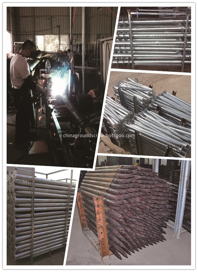 screw pile products process