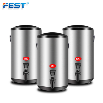 Milk Tea Container and Hot Drink Dispenser - 8L to 12L Insulated Barrels