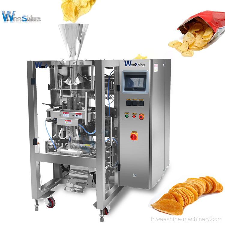 Machine à emballer granulaire multifonctionnelle automatique de petit sac de prix de machine à emballer de banane avec l'acier inoxydable 304