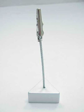 Aluminum Triangle base Name Card Paper Memo Clip Holder