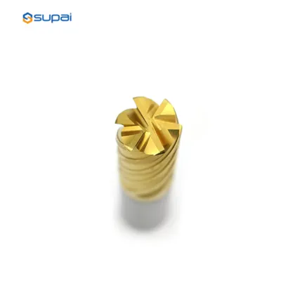 Carbide End Mill Unequal Pitch With Variable Helix