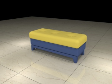 Soft Sofa for Having a Rest in Kids' Garments Store