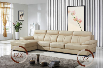 fashionable leather  sofa L.P551