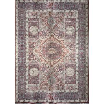 Красный пакистанский рисунок ковер