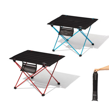 Table de camping en aluminium pliant ultra-léger pour pique-nique et pêche en plein air