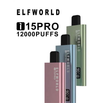 ElfWorld i15 Pro Blue razz Disposable Vape Device