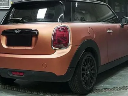 rose gold matte car wrap