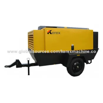 Electric portable screw air compressor