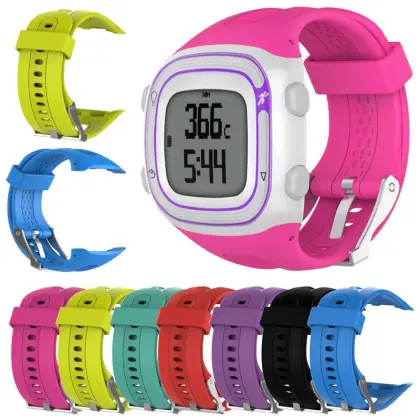 For Garmin Forerunner 10 15 GPS Watch Gear Spor Colorful Sports Band Accessories Two Size Replacement Sports Band Accessories