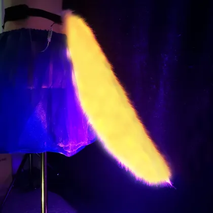 RGB LED Light-Up Neon Animal Fox Wolf Fursuit - New Arrival Luxury Fluffy Costume