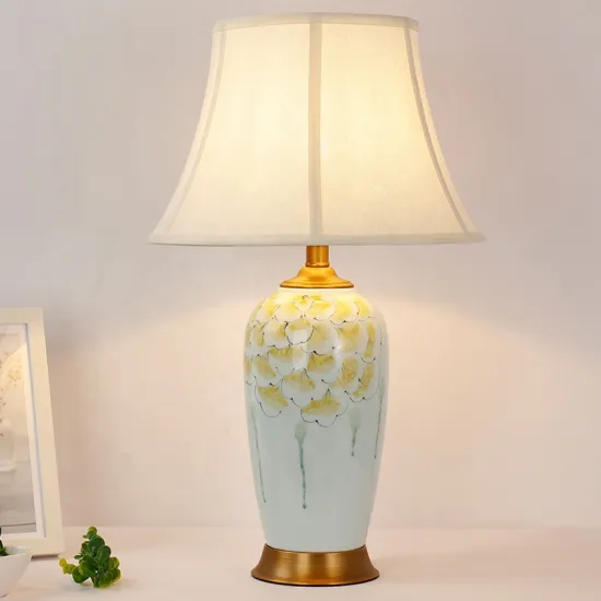 Hot Sale Vintage American Style Porcelain Lamp - Decorative Ceramic Bedside Table Lamp