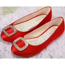 Red Wedding Shoes Flats Latest Design