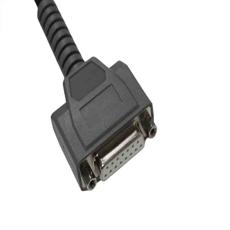 Grey DB15 Cable with Dual Male and Female Connectors