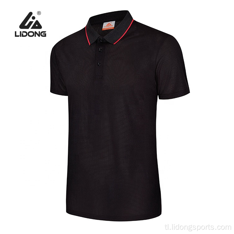 Lidong Custom Logo Company Uniform Breathable Work Shirts.