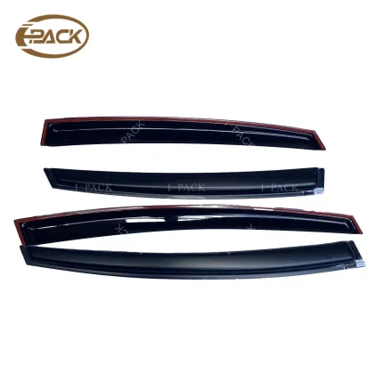 I-Pack Visors Window Visors Wind Deflectors for Toyota Prius V 2012-2018 Rain Guard